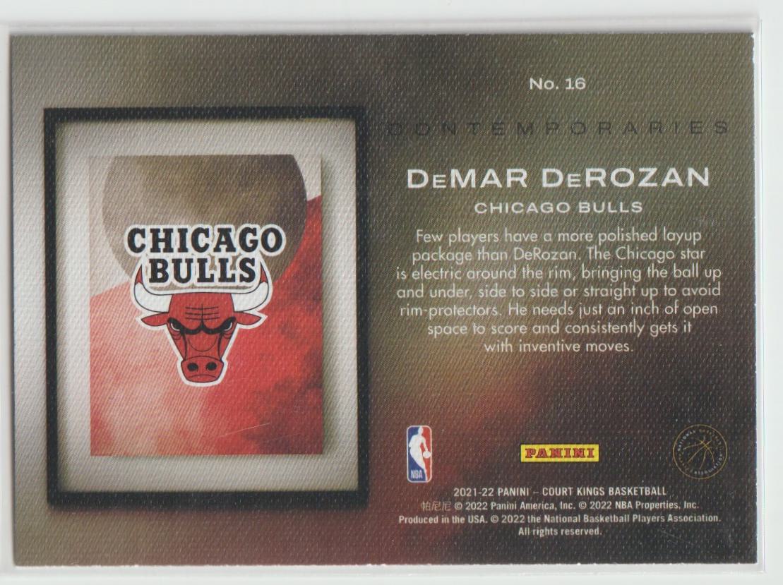 Contemporaries 016 DeMar DeRozan - Chicago Bulls