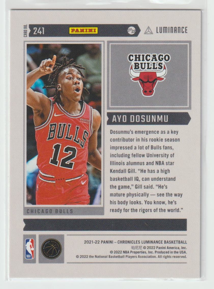 241 Ayo Dosunmu - Chicago Bulls