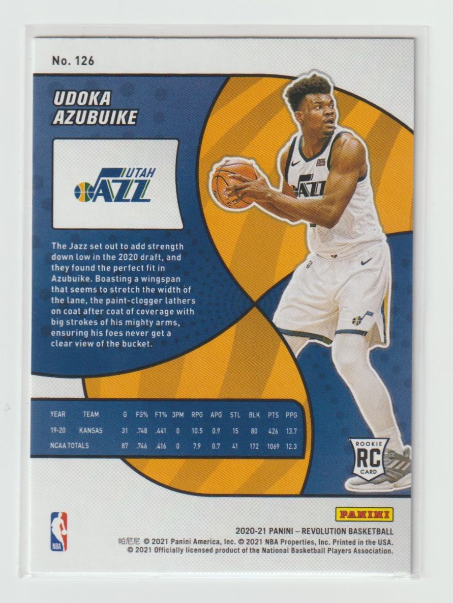 126 Udoka Azubuike Utah Jazz