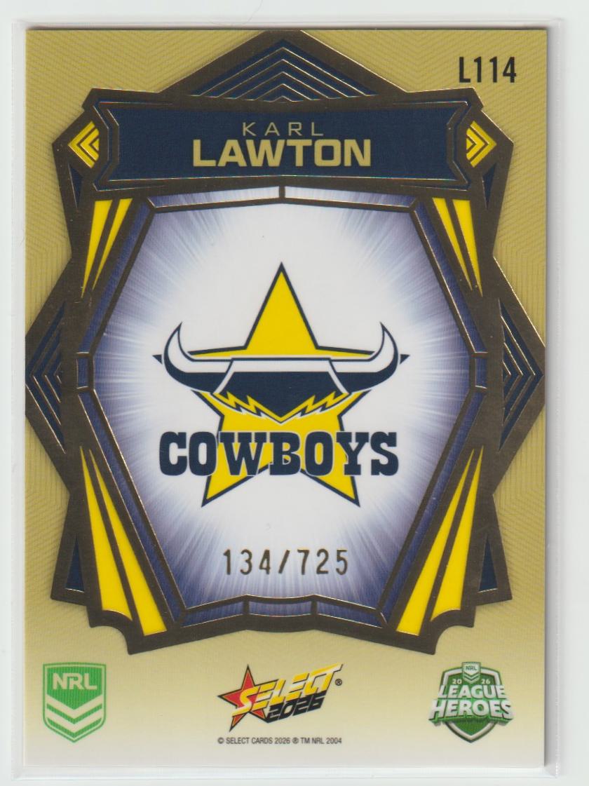 L114 Karl Lawton Gold Back 134/725