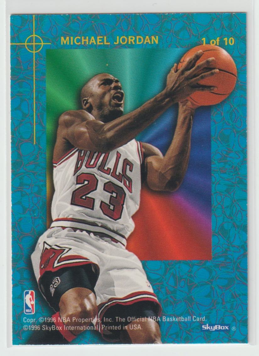 1995/96 NBA Hoops Power Palette Complete set of 10 cards