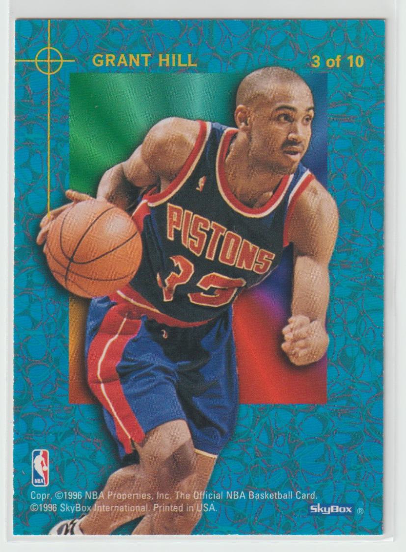 1995/96 NBA Hoops Power Palette Complete set of 10 cards