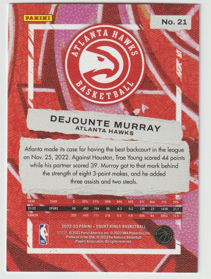 021 Dejounte Murray - Atlanta Hawks