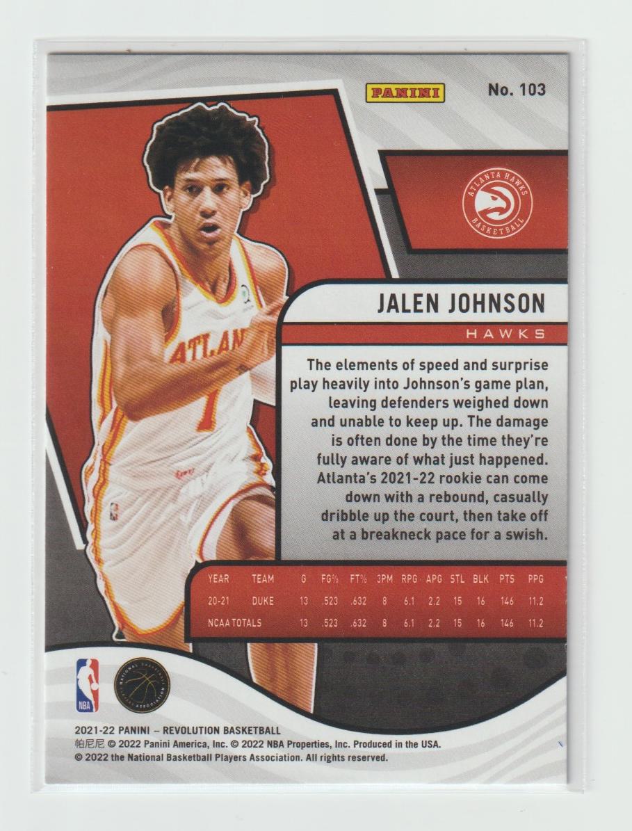 103 Jalen Johnson - Atlanta Hawks