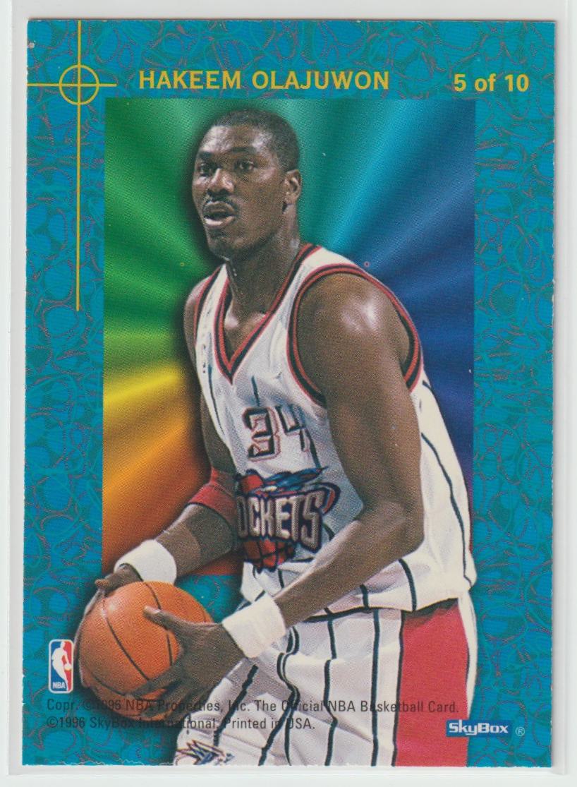 1995/96 NBA Hoops Power Palette Complete set of 10 cards