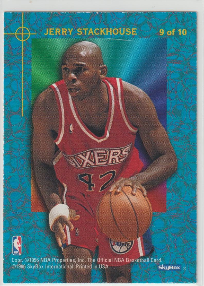 1995/96 NBA Hoops Power Palette Complete set of 10 cards