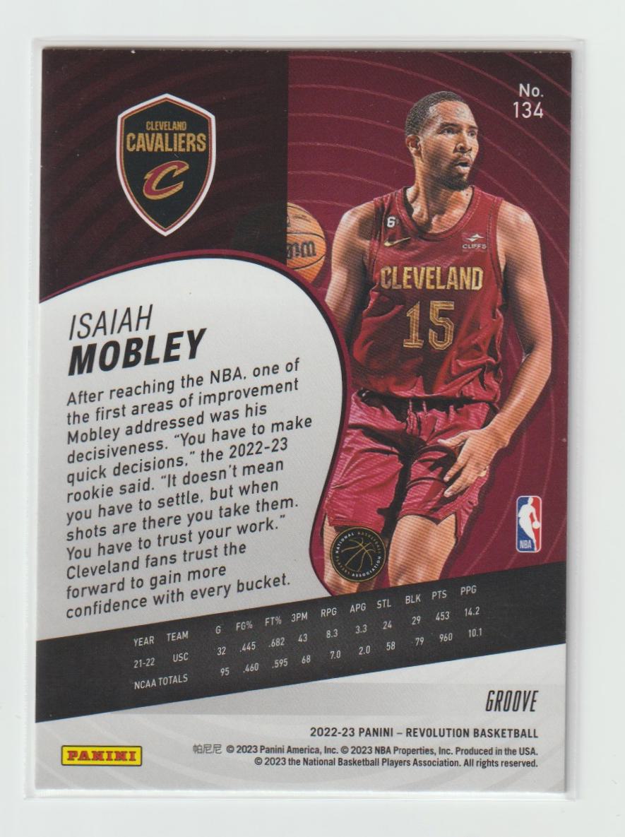 134 Isaiah Mobley Cleveland Cavaliers Groove