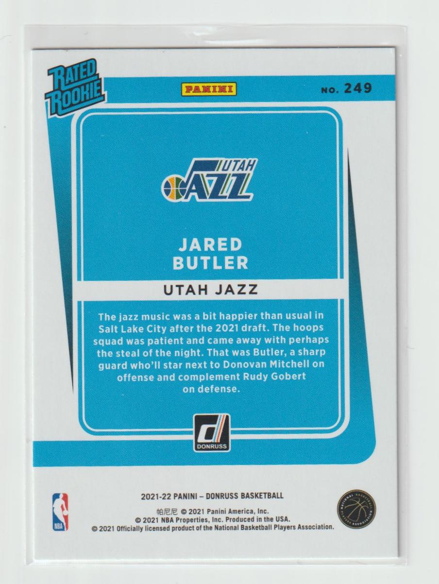 249 Jared Butler Utah Jazz Choice Prizm