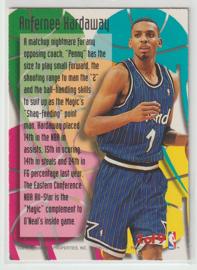 1995/96 Fleer Ultra Rising Star Complete Set of 9 Cards