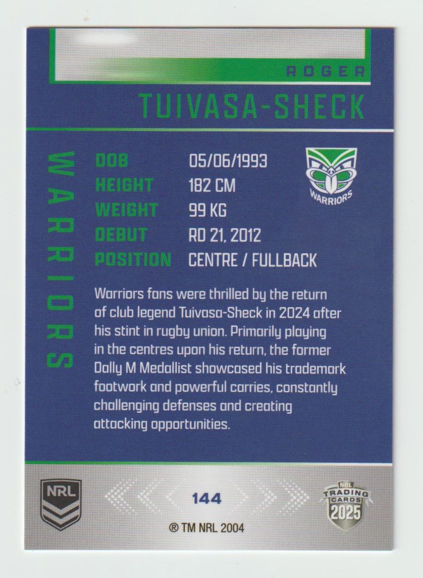 144 ROGER TUIVASA-SHECK
