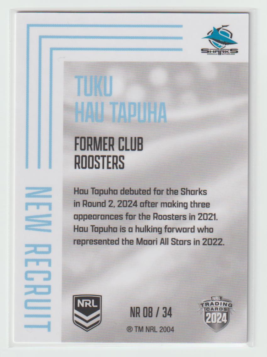 NR 08/34 SHARKS TUKU HAU TAPUHA