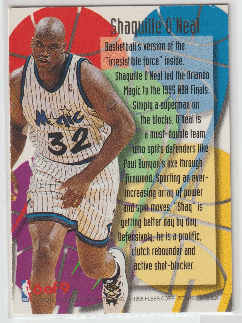 1995/96 Fleer Ultra Rising Star Complete Set of 9 Cards