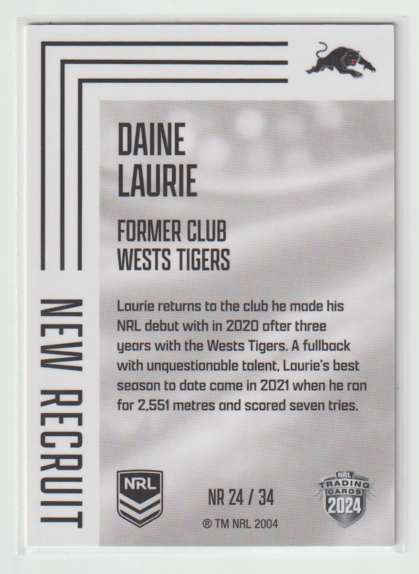 NR 24/34 PANTHERS DAINE LAURIE