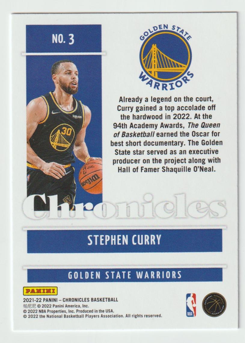 003 Stephen Curry - Golden State Warriors