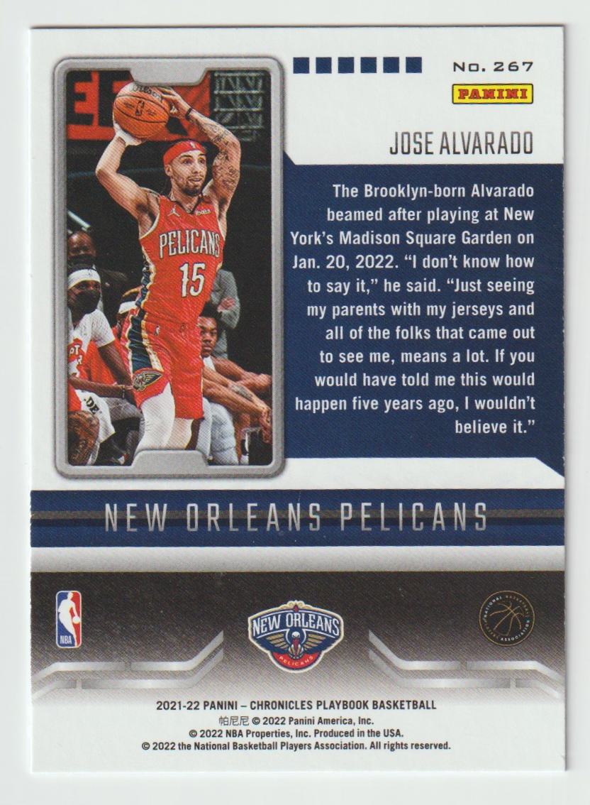 267 Jose Alvarado - New Orleans Pelicans