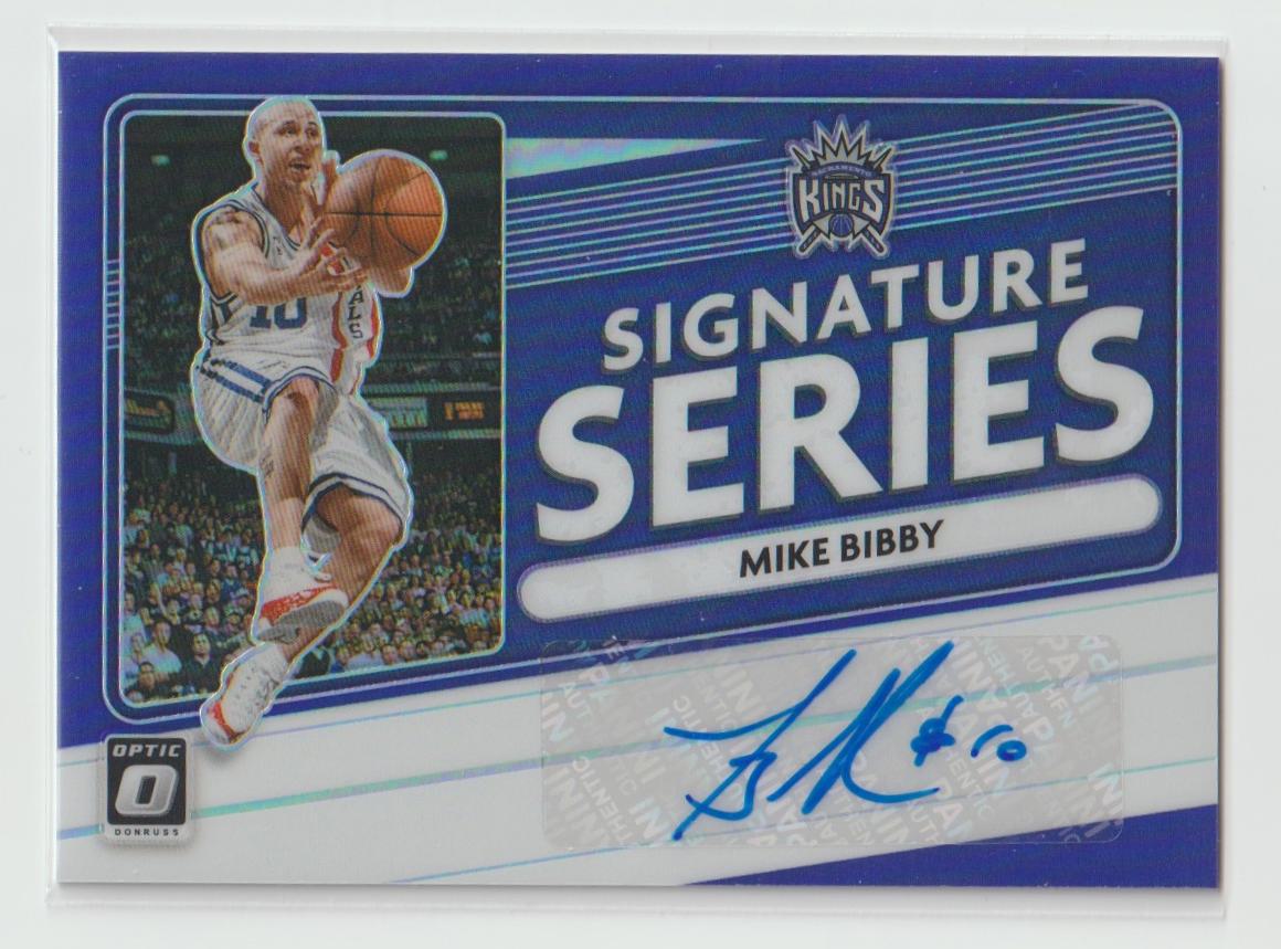 Signature Series SS-MBI Mike Bibby Sacramento Kings Purple