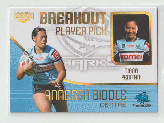 BP 20/27 SHARKS ANNESSA BIDDLE 19/94