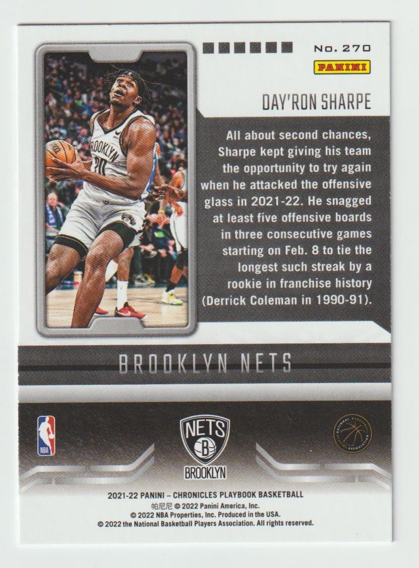 270 Day'Ron Sharpe - Brooklyn Nets