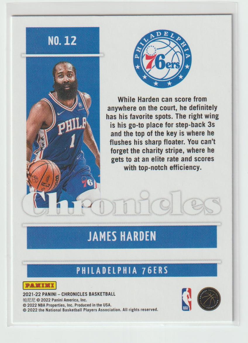 012 James Harden - Philadelphia 76ers