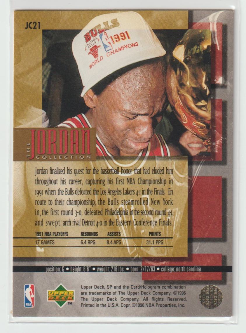 The Jordan Collection JC21 Micheal Jordan Chicago Bulls