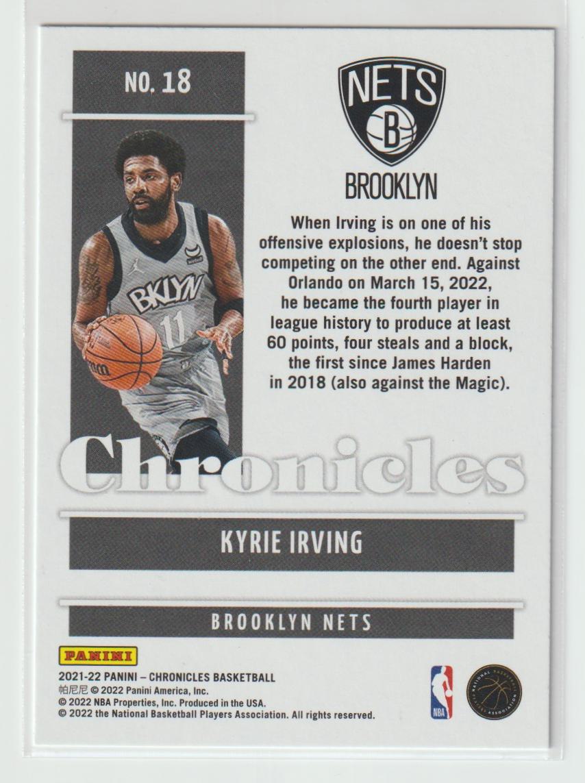 018 Kyrie Irving - Brooklyn Nets