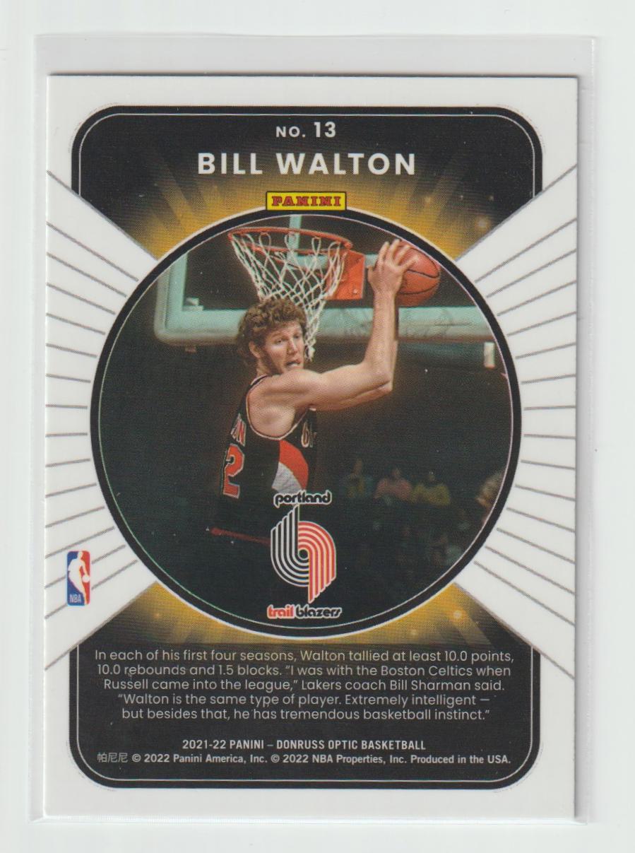 Winner Stays 13 Bill Walton Portland Trail Blazers