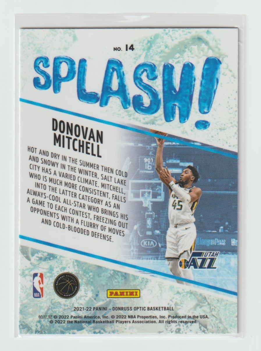 Splash 14 Donovan Mitchell Utah Jazz