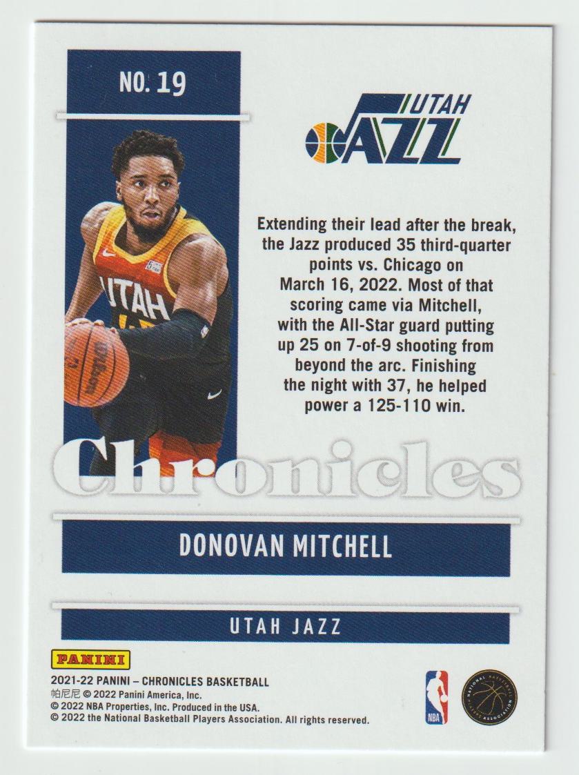 019 Donovan Mitchell - Utah Jazz