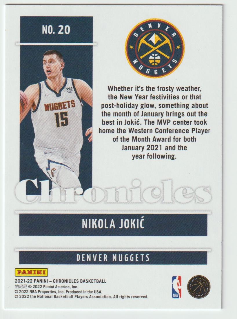 020 Nikola Jokic - Denver Nuggets