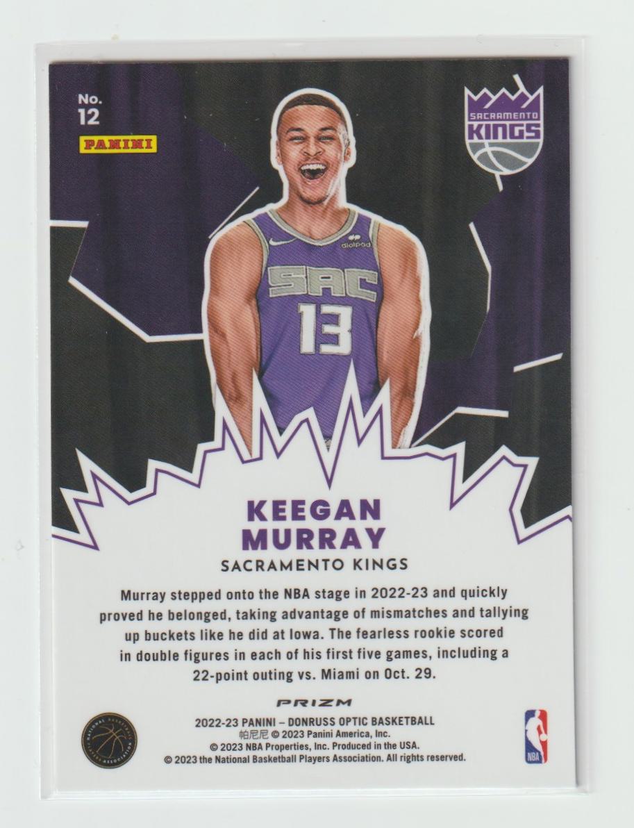 My House 12 Keegan Murray Sacramento Kings Purple