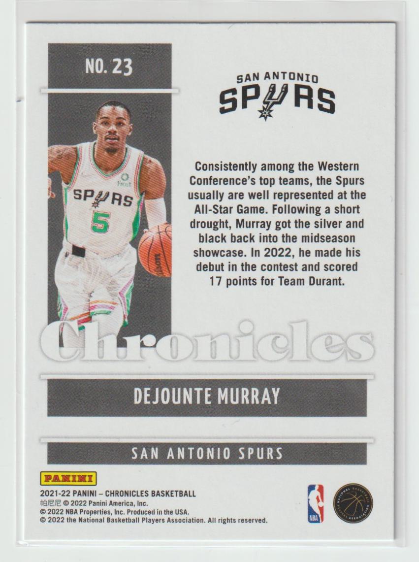 023 Dejounte Murray - San Antonio Spurs