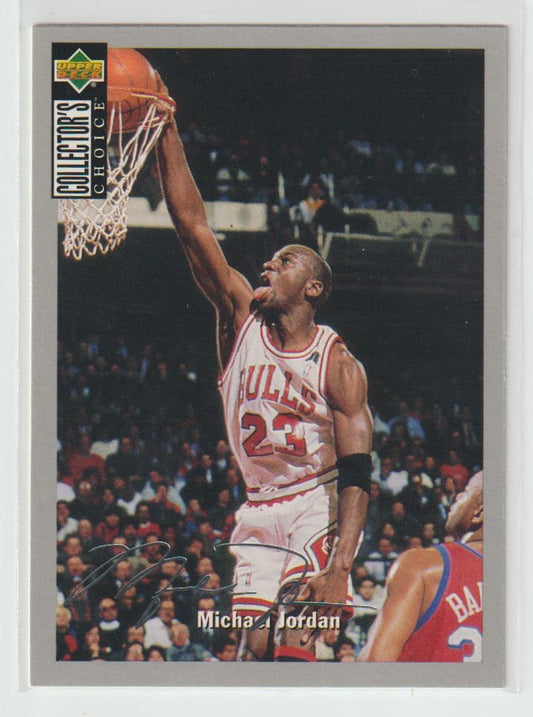 240 Michael Jordan Chicago Bulls Silver Foil Signature