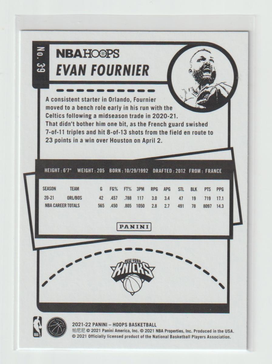 039 Evan Fournier - New York Knicks