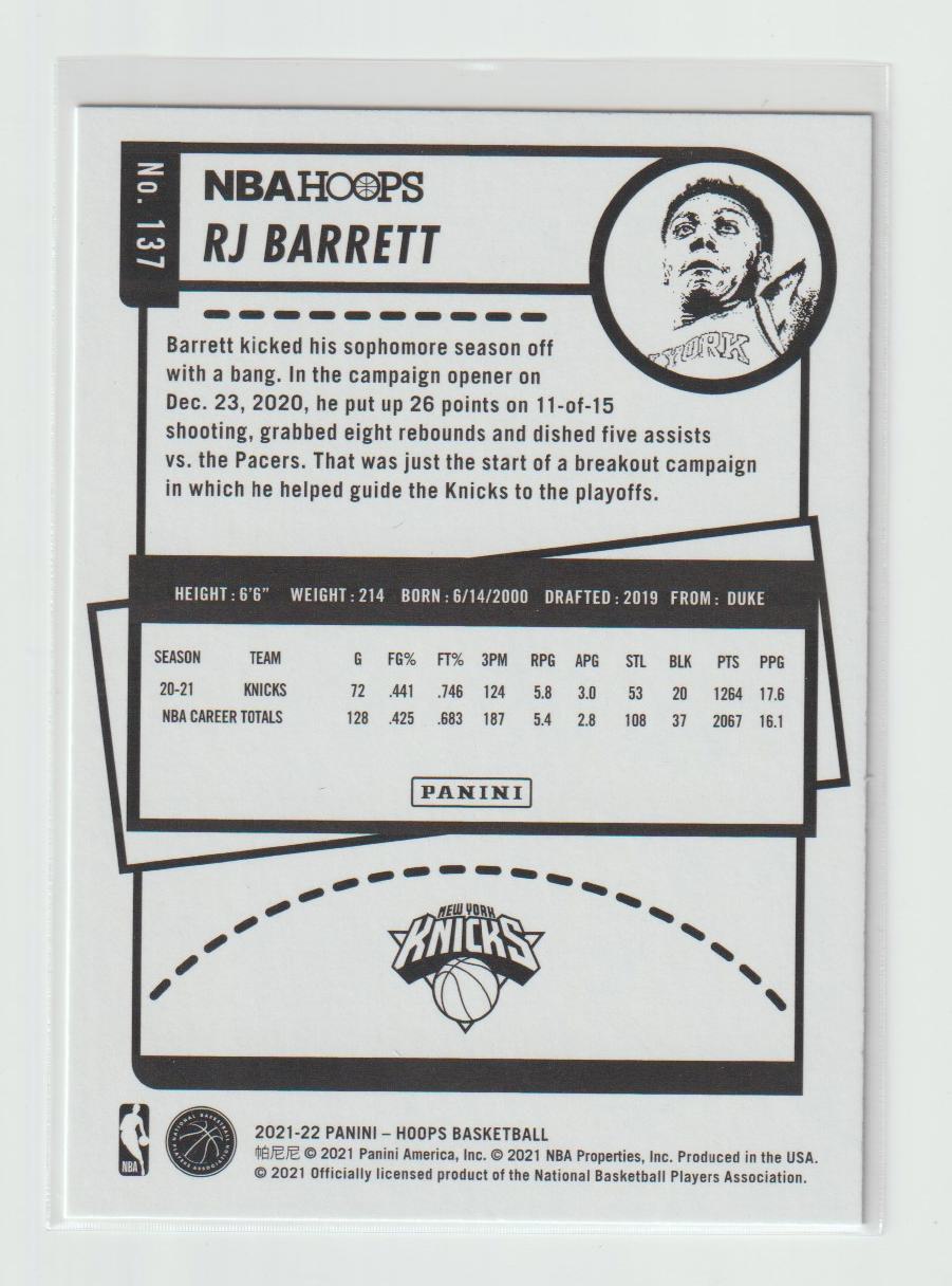 137 RJ Barrett - New York Knicks