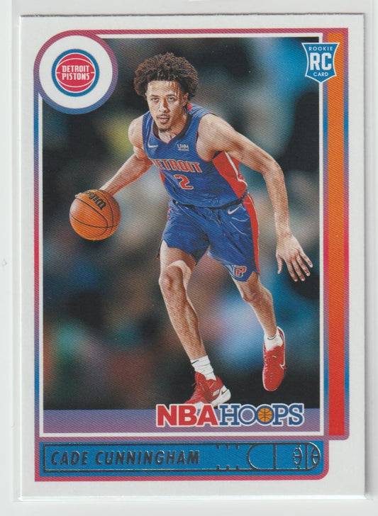 201 Cade Cunningham - Detroit Pistons Red Back