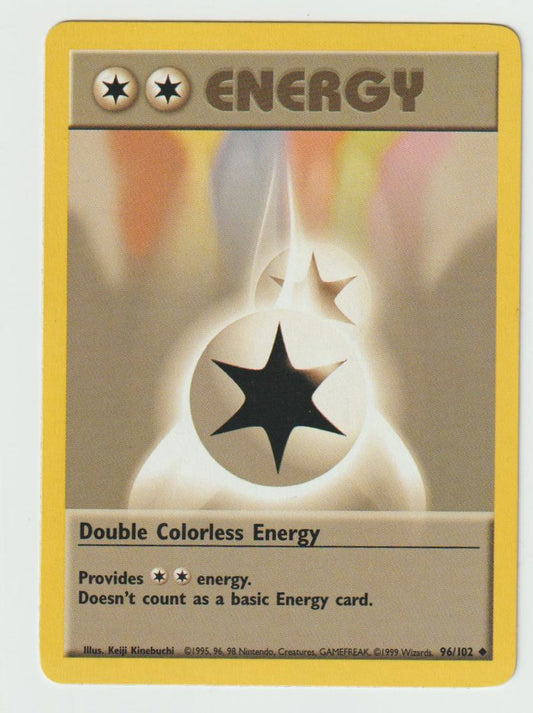 96/102: Double Colorless Energy – Colorless Energy – Uncommon