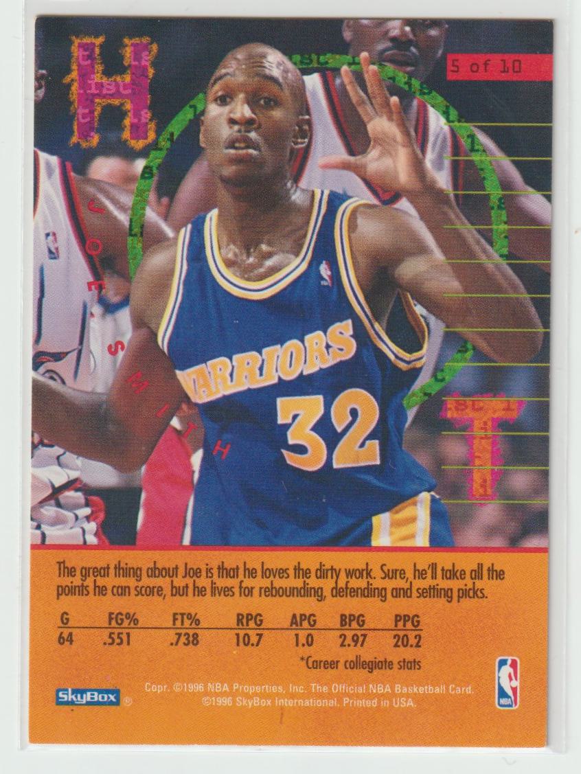 1995/96 NBA Hoops Hot List Complete set of 10 cards