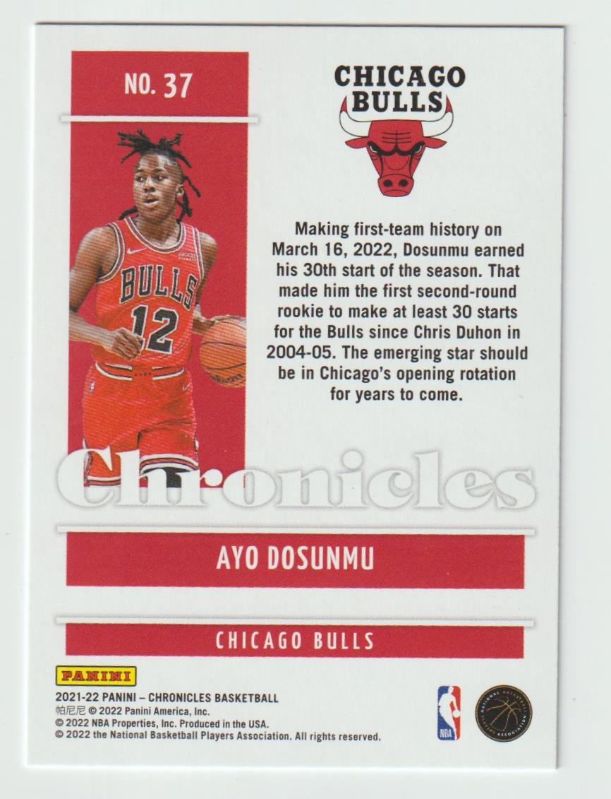 037 Ayo Dosunmu - Chicago Bulls