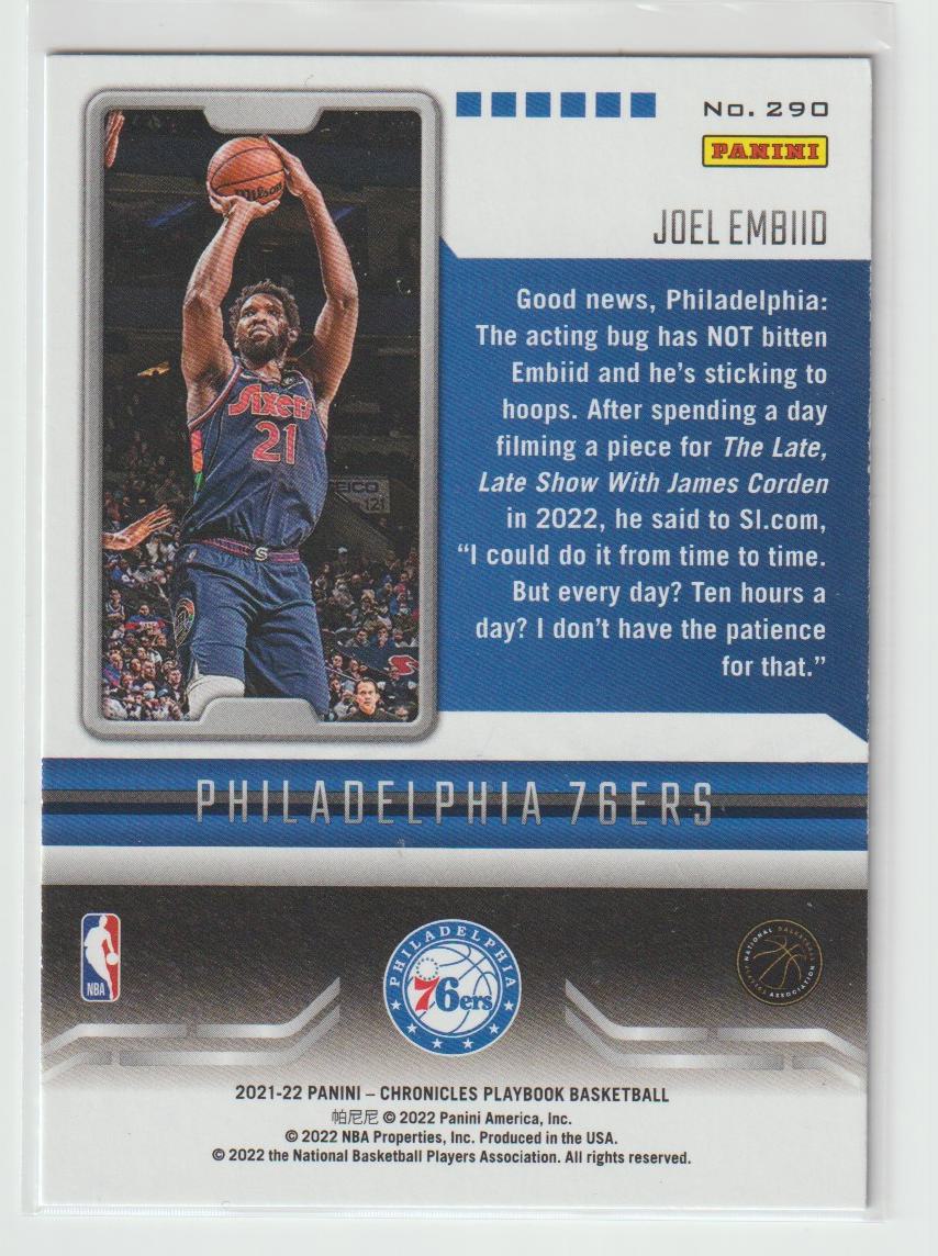 290 Joel Embiid - Philadelphia 76ers Green