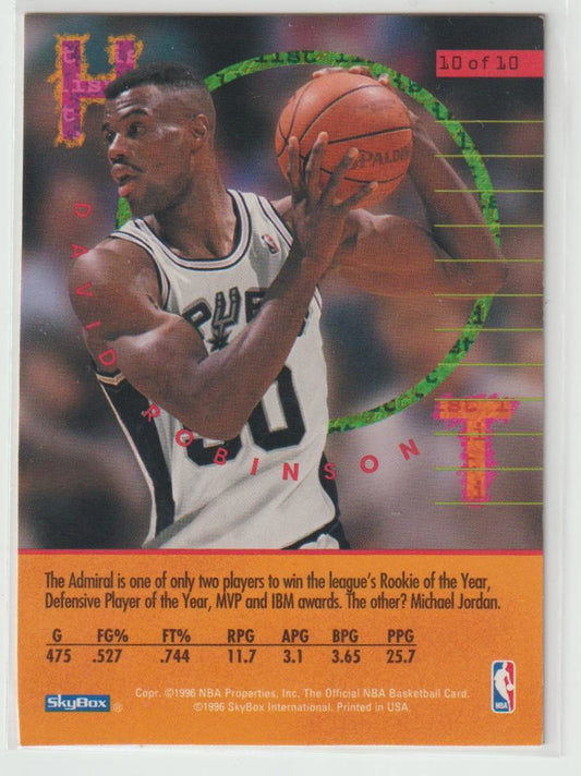 1995/96 NBA Hoops Hot List Complete set of 10 cards