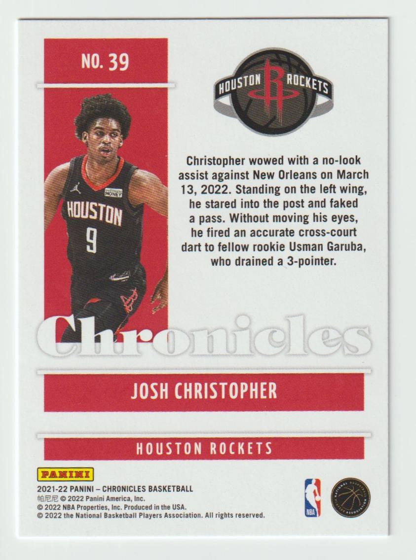 039 Josh Christopher - Houston Rockets