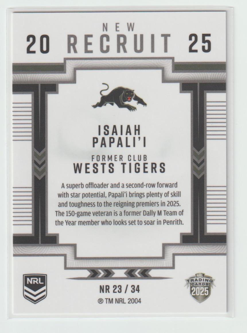 NR23/34 PANTHERS ISAIAH PAPALI’I