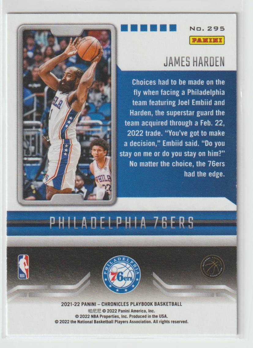 295 James Harden - Philadelphia 76ers Green