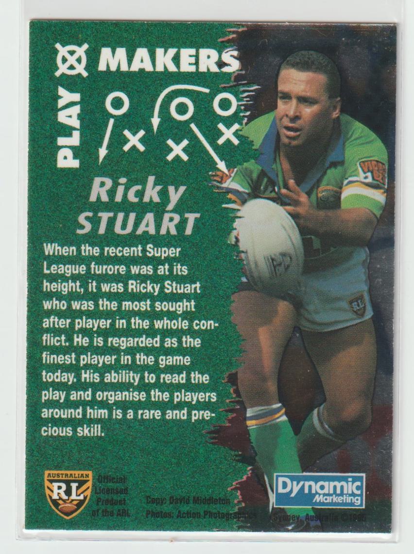 Playmakers P1 Ricky Stuart Canberra Raiders 746/1000
