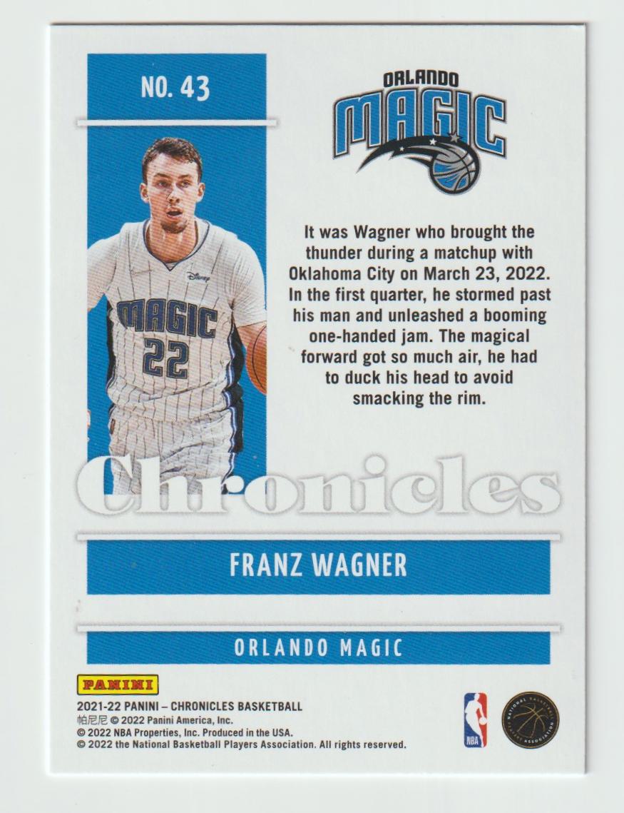 043 Franz Wagner - Orlando Magic