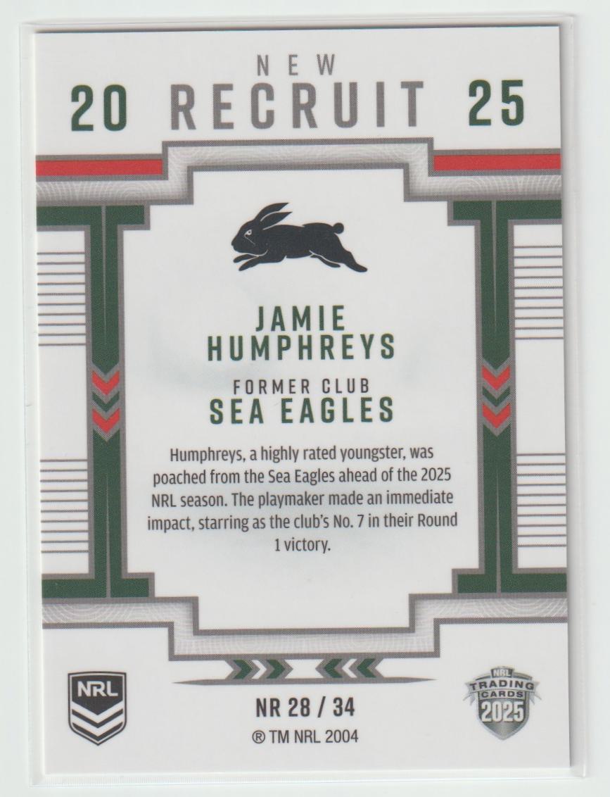 NR28/34 RABBITOHS JAMIE HUMPHREYS