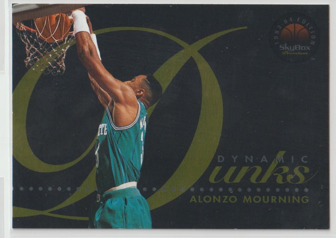 1993/94  Skybox Dynamic Dunks Complete Set of 9 cards