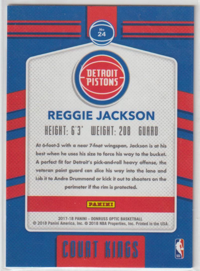 Court Kings 024 Reggie Jackson - Detroit Pistons