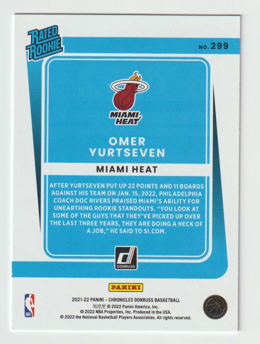 299 Omer Yurtseven - Miami Heat