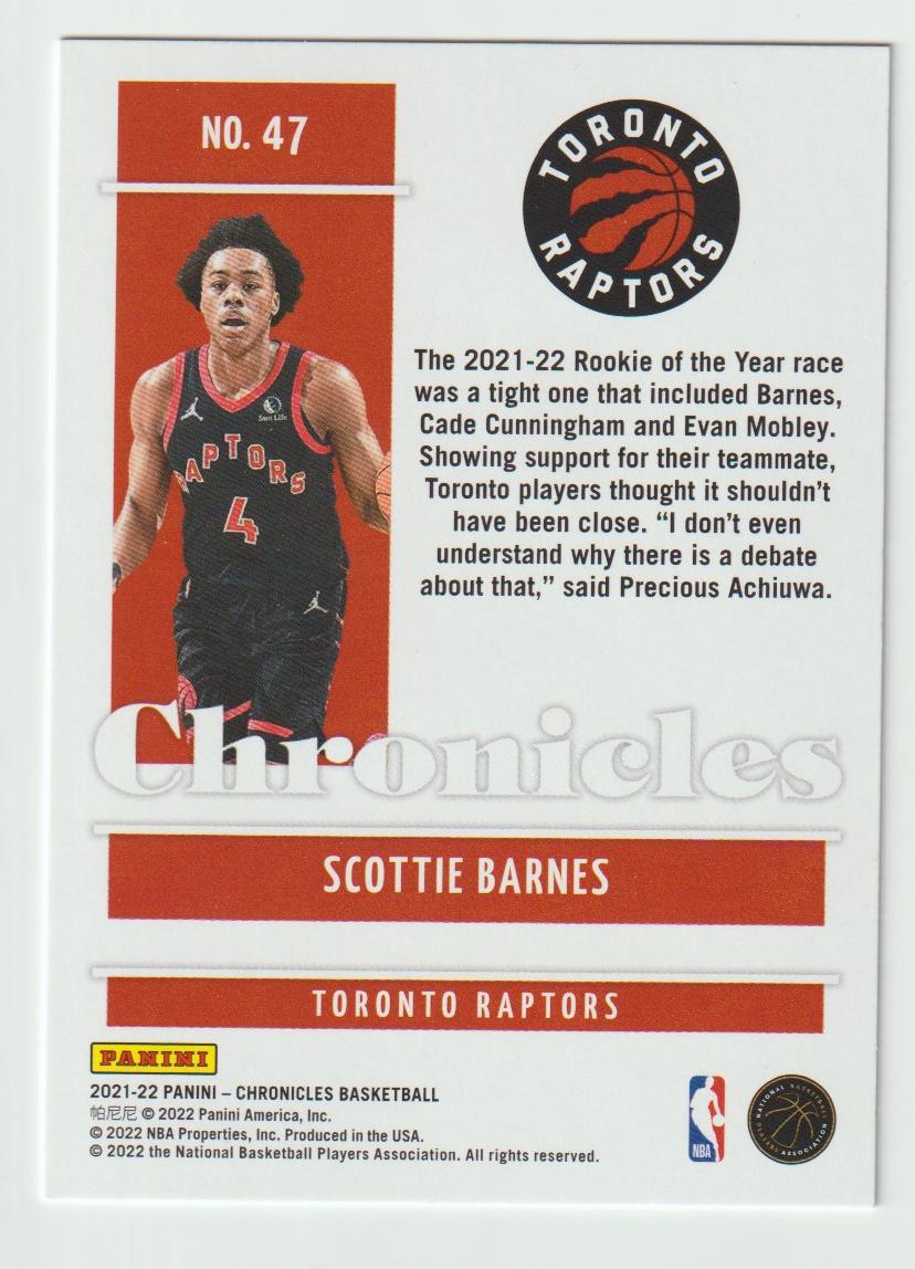 047 Scottie Barnes - Toronto Raptors